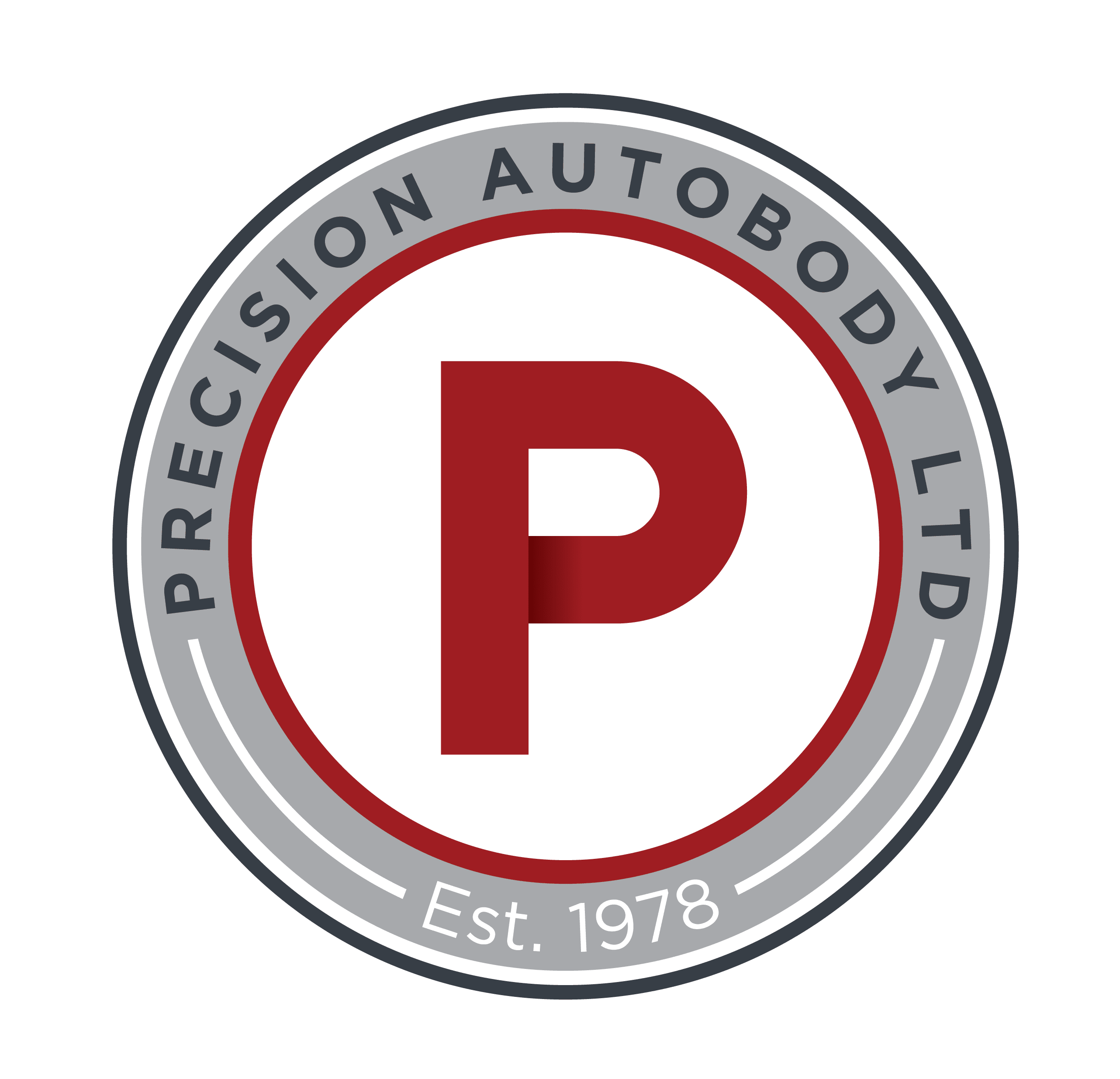 precision autobody ltd logo